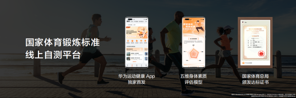 联合国家体育总局 华为运动健康上线《国家体育锻炼标准》达标测验(图1)