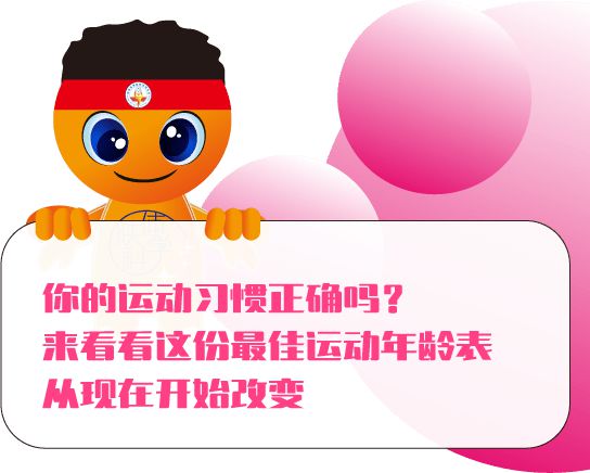 来看看自己这个年纪应该做些什么运动吧！(图1)